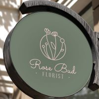 Rose Bud Florist Logo